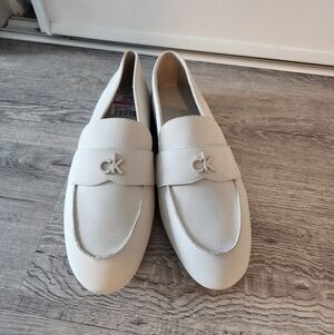 Calvin Klein Cream Loafers